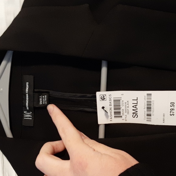 Black blazer with shoulder pads BNWT - Picture 5 of 10